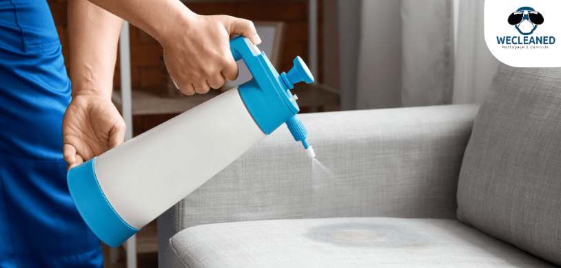 enlever tache sébum sur canapé tissu